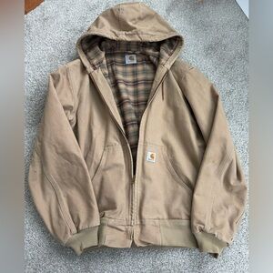 Carhartt Jacket with Plaid Interior